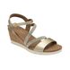 Lotus Wedge Sandals - Gold - ULP275/26 GOLDIE